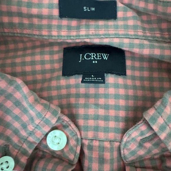 J. Crew Men's Purple Plaid Button Down Shirt - Picture 4 of 7
